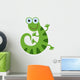 Cute Lizard Icon Wall Decal