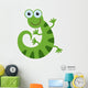 Cute Lizard Icon Wall Decal