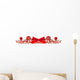 Christmas Border Candy & Ribbon Wall Decal