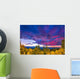Sunset Santa Fe Ski Wall Decal