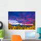 Sunset Santa Fe Ski Wall Decal