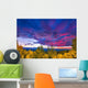 Sunset Santa Fe Ski Wall Decal