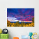 Sunset Santa Fe Ski Wall Decal