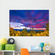 Sunset Santa Fe Ski Wall Decal