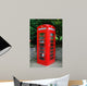 Old British Red Telephone Wall Decal