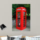 Old British Red Telephone Wall Decal