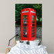 Old British Red Telephone Wall Decal