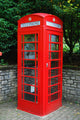 Old British Red Telephone Wall Decal
