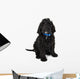 Black Labradoodle Puppy Dog Wall Decal