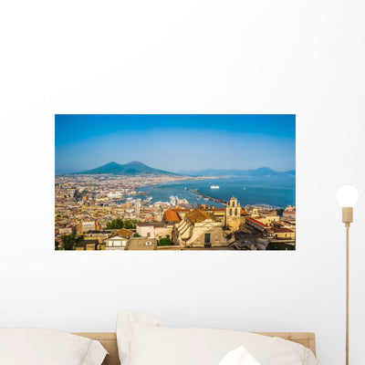 City Naples Napoli Wall Decal shown on a wall