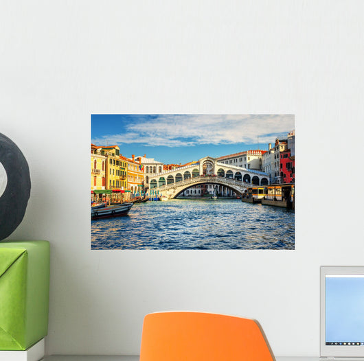 Grand Canal and Rialto Wall Decal
