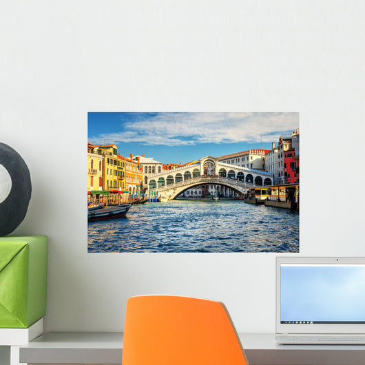 Grand Canal and Rialto Wall Decal