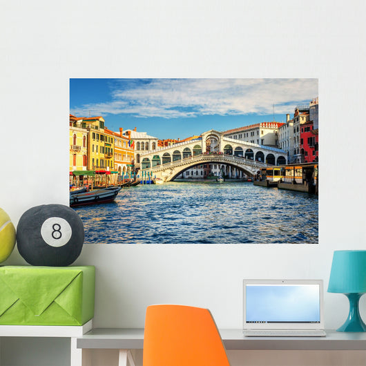 Grand Canal and Rialto Wall Decal