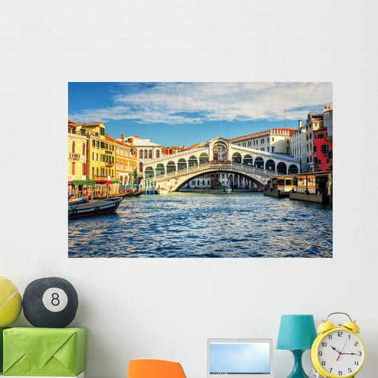 Grand Canal and Rialto Wall Decal
