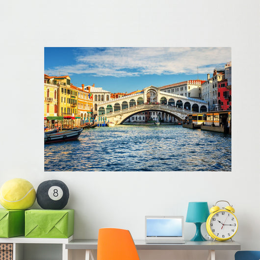 Grand Canal and Rialto Wall Decal