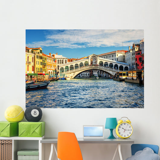 Grand Canal and Rialto Wall Decal