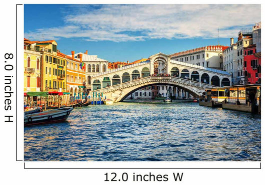 Grand Canal and Rialto Wall Decal
