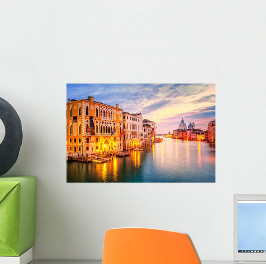 Grand Canal and Basilica Wall Decal
