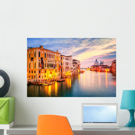 Grand Canal and Basilica Wall Decal