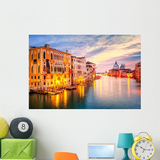 Grand Canal and Basilica Wall Decal