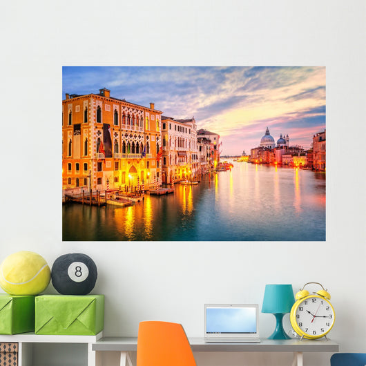 Grand Canal and Basilica Wall Decal