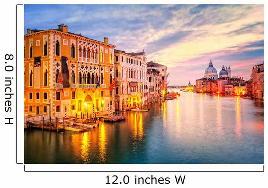Grand Canal and Basilica Wall Decal