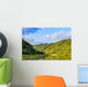 Panoramic Landscape Colorful Yellow-green Wall Decal