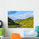 Panoramic Landscape Colorful Yellow-green Wall Decal