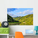 Panoramic Landscape Colorful Yellow-green Wall Decal