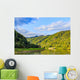Panoramic Landscape Colorful Yellow-green Wall Decal