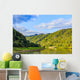 Panoramic Landscape Colorful Yellow-green Wall Decal