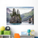 Foggy Day Kenai Fjords Wall Decal