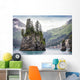 Foggy Day Kenai Fjords Wall Decal