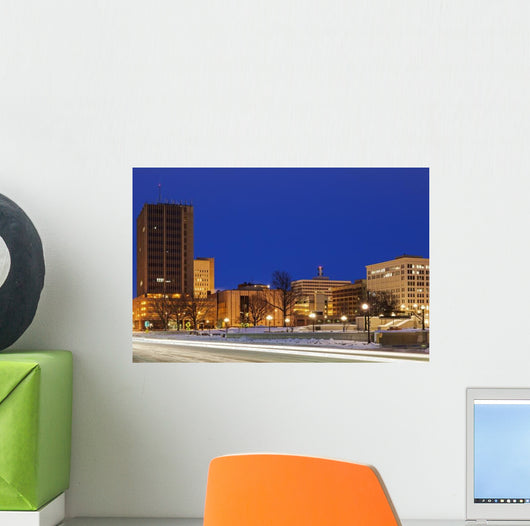 Skyline Topeka Sunrise Wall Decal