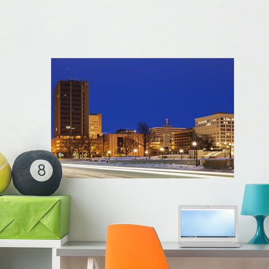 Skyline Topeka Sunrise Wall Decal