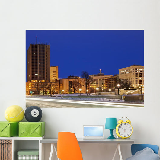 Skyline Topeka Sunrise Wall Decal
