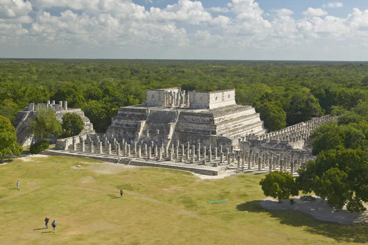 Panoramic Temple Warriors out Wall Decal