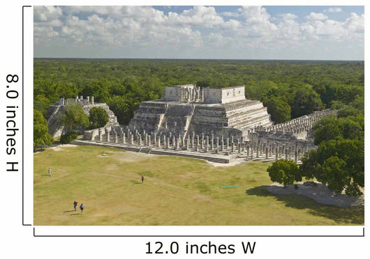 Panoramic Temple Warriors out Wall Decal