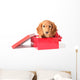 Cute Dachshund Puppy Red Wall Decal
