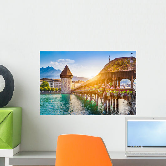 Historic Town Luzern Wall Decal