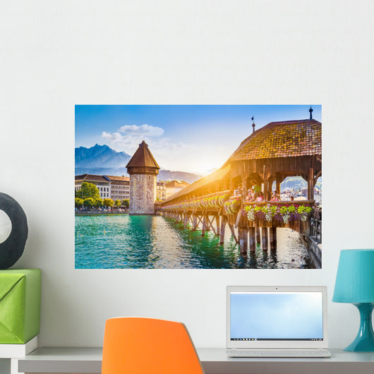Historic Town Luzern Wall Decal