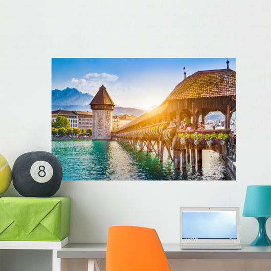 Historic Town Luzern Wall Decal