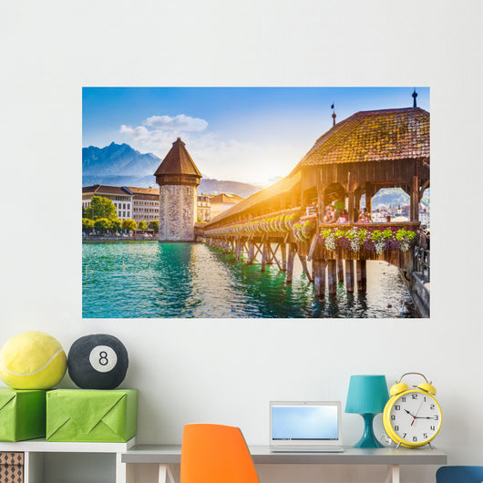 Historic Town Luzern Wall Decal
