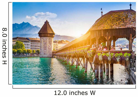 Historic Town Luzern Wall Decal