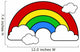 Cloudy Rainbow Wall Decal