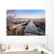 Wooden Bridge over River Wall Decal