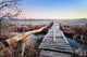 Wooden Bridge over River Wall Decal