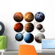 Nasa Solar System Planets Wall Stickers Wall Decal