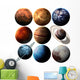 Nasa Solar System Planets Wall Stickers Wall Decal