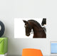 Bay Horse White Wall Decal